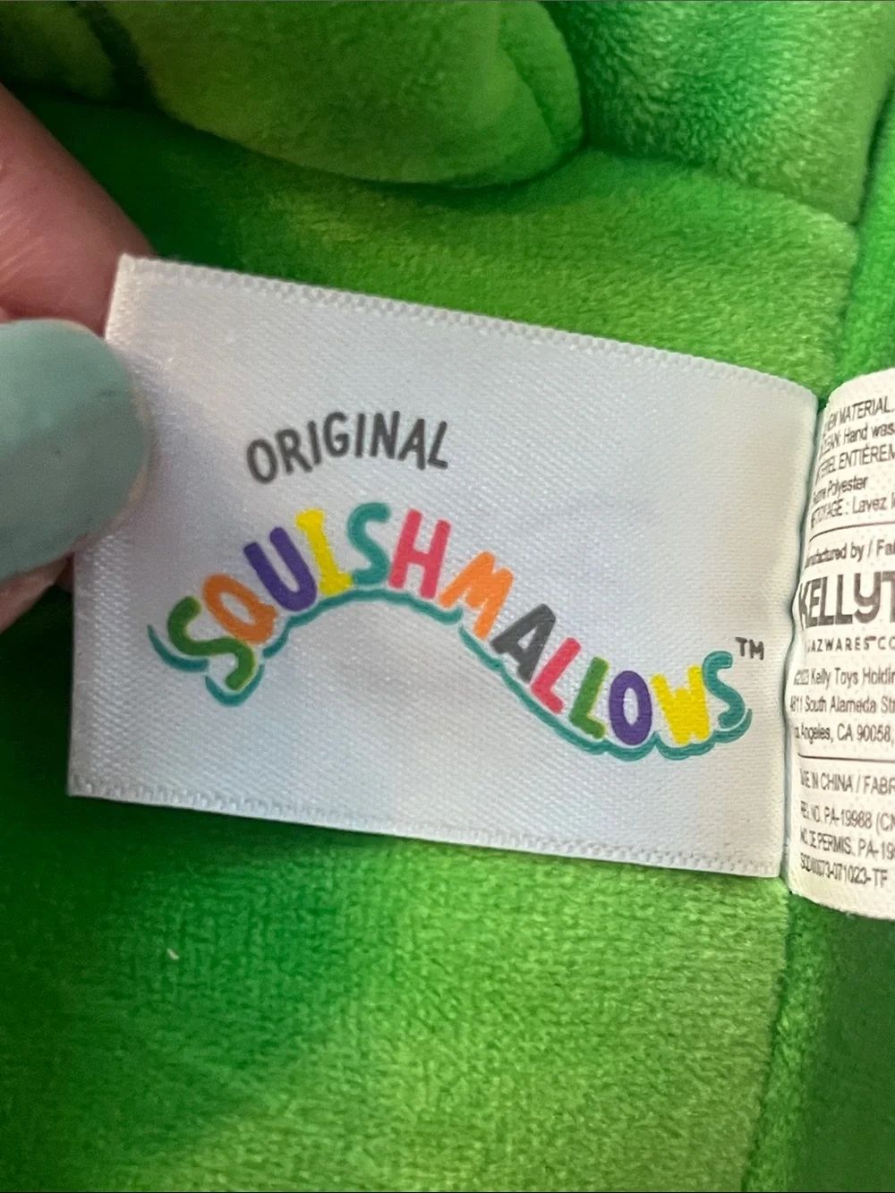 Disney Squishmallows Pascal Green Plush